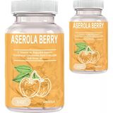 Aserola Berry: 2 Adet Aserola Ekstresi Içeren C Vitaminli Antioksidanlı 30Lu Jel Kapsüller
