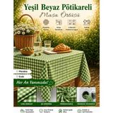 Ases Design Yeşil Pötikareli Piknik Örtüsü - 160 x 160 cm