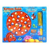 Ases Store Müzikli Balık Tutma Oyuncagı Kırmızı Balık - Çok Renkli