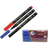 Asetat Kalemi -S- MAVI12LI Paket 0,4mm - 0.4mm x Standart x Mavi