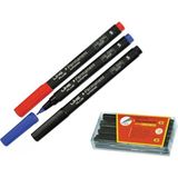Asetat Kalemi -S- Siyah 12LI Paket 0,4mm - 0.4mm x Standart x Siyah