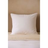 Asev Tekstil Softia Pamuklu Beyaz Boncuk Silikon Dolgulu Yastık - 800GR - 50 x 70 cm