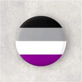 Asexual Buton Rozet
