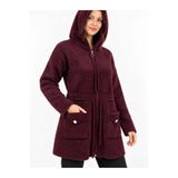 ASEZ BUTİK ZERAFETİN ADRESİ Asez Butik Kadın Kapişonlu 7 Düğmeli Pelüş Dokulu Uzun Triko Hırka 9084