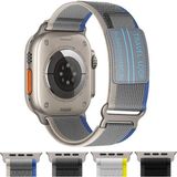 Asfal Apple Watch Uyumlu Travel Kordon 42MM 44MM 45MM 49MM Uyumlu Kordon 1/2/3/4/5/6/se/7/8/9ultra Ultra 2 Kordon - Gri - Mavi