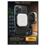 Asfal Magsafe Uyumlu 3 Renkli Selfie Işığı Telefon ve Laptop Işığı Vlog Yayın ve Video İçin Mini Led Işık