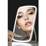 Asfal Masaüstü Dokunmatik Makyaj Aynası Led Işıklı Beyaz Renk Make Up Mirror