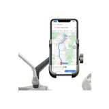 Asfal Metal Ayna Bağlantılı Motosiklet Scooter Telefon Tutucu 360° Dönen Motosiklet Cep Telefonu Tutucu