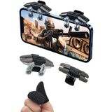 Asfal Pubg Metal Tetik 6 Parmak Kullanabilen Parmak Eldiven Hediyeli Metal Düğme Tüm Telefonlara Uyumlu