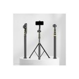 Asfal Taşıma Çantalı Uzaktan Kumandalı 215 cm Tripod Telefon, Kamera ve Işık Uyumlu Selfie Çubuğu