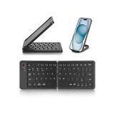 Asfal Telefon Standı Hediyeli, Katlanabilir, Bluetooth Klavye, Kablosuz, Telefon Ve Tablet Klavyesi