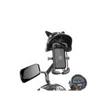 Asfal Yağmur Ve Güneş Korumalı Telefon Tutucu Gidon Bağlantılı Motosiklet Telefon Tutacağı