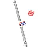 Asflexs 3/8×M10 70 cm Paslanmaz Çelik Flex Hortum Batarya Bağlantı Hortumu