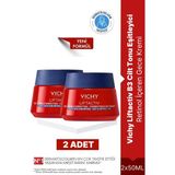 Asfstore Vichy Liftactiv B3 Eşitleyici Retinol Içeren Gece Kremi 50 ml 2 Adet