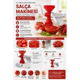 ASG DOMATES & BİBER SALÇA VE PÜRE MAKİNASI Ev Yapımı Doğal Salçanın En Pratik Yolu!