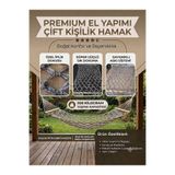 ASG KAMP HAMAĞI KOLON İP ÖRGÜ (Double Braid ) Çift Kişilik Hamak – 200 KG Taşıma Kapasiteli Extra Sağlam ve Dayanıklı