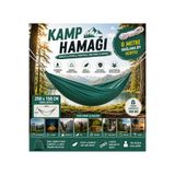 ASG KUMAŞ KAMP HAMAĞI 6 METRE BAĞLAMA İPİ HEDİYE 100 KG TAŞIMA KAPASİTESİ 250X150 BÜYÜK EBAT