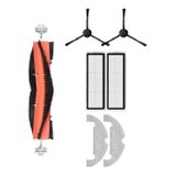 Asgard Grup D10 PLUS – D10S PLUS – D10 PLUS GEN 2 Dreame ile Uyumlu 1 Ana Fırça 2 Siyah Yan Fırça 2 Filtre 2 Mop