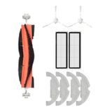Asgard Grup D10 PLUS – D10S PLUS – D10 PLUS GEN 2 Dreame ile Uyumlu 1 Ana Fırça 4 Beyaz Yan Fırça 2 Filtre 2 Mop