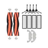 Asgard Grup D10 PLUS – D10S PLUS – D10 PLUS GEN 2 Dreame ile Uyumlu 2 Ana Fırça 4 Siyah Yan Fırça 2 Filtre 4 Mop