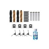 Asgard Grup Dreame Aqua10 Roller ile Uyumlu 2 Ana Fırça 4 Yan Fırça 4 Filtre 4 Mop 1 Deterjan 4 Toz Torbası
