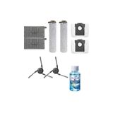Asgard Grup Dreame Aqua10 Ultra Roller ile Uyumlu 2 Yan Fırça 2 Filtre 2 Mop 1 deterjan 2 Toz torbası