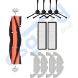 Asgard Grup Dreame D10 Plus – D10S Plus – D10 Plus Gen 2 Uyumlu 1 Ana Fırça 4 Yan Fırça 2 Filtre 4 Mop - 53 Adet