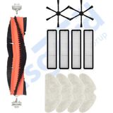 Asgard Grup Dreame D10S, D10S Pro, D9 Max Gen2 Uyumlu 1 Ana Fırça 2 Yan Fırça 4 Filtre 4 Mop - 45