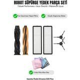 Asgard Grup Dreame D20 Plus ile Uyumlu 1 Ana Fırça 2 Yan Fırça 2 Filtre 1 Temizlik Bezi - 11.0