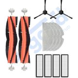 Asgard Grup Dreame F9 - Z10 Pro Uyumlu 2 Ana Fırça 2 Yan Fırça 4 Filtre 4 Mop - 43 Adet