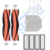 Asgard Grup Dreame F9 - Z10 Pro Uyumlu 2 Ana Fırça 4 Yan Fırça 4 Filtre 6 Mop - 85 Adet