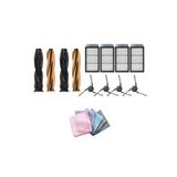 Asgard Grup Dreame L40s Pro Ultra ile Uyumlu 2 Ana Fırça 4 Yan Fırça 4 Filtre 1 Temizlik Bezi