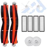 Asgard Grup Dreame W10-W10 Pro Uyumlu 2 Ana Fırça 2 Yan Fırça 4 Filtre 2 Mop - 24 Adet