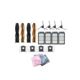 Asgard Grup Dreame X50 Ultra Complete (RLX85CE) ile Uyumlu 2 Ana Fırça 4 Yan Fırça 4 Filtre 4 Toz Torbası 1 Temizlik Bezi