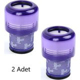 Asgard Grup Dyson V12 Uyumlu Detect Slim Dik Süpürge Hepa 2 Adet Filtre - 1 Adet