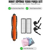 Asgard Grup Robot Vacuum 5 (OV31GL) ile Uyumlu 1 Ana Fırça 2 Yan Fırça 2 Filtre 1 Temizlik Bezi - 11.0