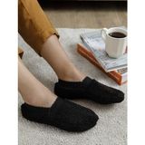 Asgül Peluş Patik Çorap - Siyah - 35 - 39