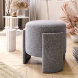 Ash 3 Ayaklı Minimalist Puf, Oturma Odası, Antre-Hol - Gri