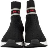 Ash Link Black Grey Siyah Rahat Bilek Örme Çorap Sneaker Spor Ayakkabı Kadın Bot