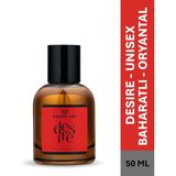 Ashley Joy Desire Unisex Parfüm EDP 50 ML | Baharatlı & Oryantal | Safran, Yasemin, Amber, Meşe Yosunu | Amber Renkli Cam Şişe