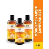 Ashley Joy Dökülme Karşıtı Güçlendirici Şampuan 400 ml X3 Set Parabensiz Özelliklerle Zayıf Saçlar İçin