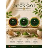 Asia & Co. Premium Japon Çayı Bundle 3’lü Set – Matcha Tea, Ceremonial Matcha ve Hojicha Tea