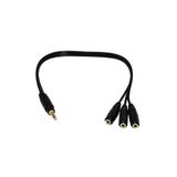 Asian Tech Store 5+1 Ses Sitemi Çevirici 1 Stereo Erkek-3 Stereo Dişi Kablo