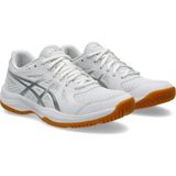 Asics 1072A107 Upcourt 6 Voleybol Beyaz Kadın Spor Ayakkabı - Beyaz - 101