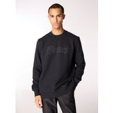 Asics 2031E192-002 ASICS SWEATSHIRT Siyah Erkek Yuvarlak Yaka Normal Kalıp Baskılı Sweatshirt