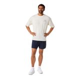 Asics 2031F321-100 RUNNER MESSAGE GRAPHIC Beyaz Yuvarlak Normal Düz Erkek T-Shirt