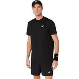 Asics 2041A339-001 COURT SS TOP Siyah Yuvarlak Yaka Düz Erkek T-Shirt