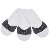 Asics 3033A394-100 3PPK Secret Sock X Beyaz Gri Unisex Çorap