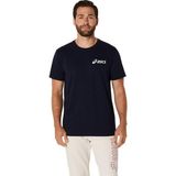 Asics Erkek Tişört Chest Logo Ss Tee 2031E659-402 - Koyu Lacivert