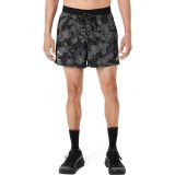 Asics Fujıtraıl All Over Prınt 5In Short Erkek Koşu Şortu 2011D526-001,Siyah M